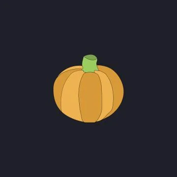 Pumpkin computer symbol 스톡 일러스트