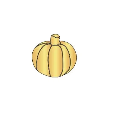 Pumpkin computer symbol Stock Illustration