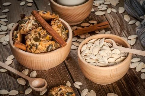 Pumpkin cookies. Stock Photos
