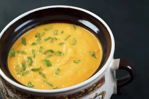 Pumpkin cream Stock Photos