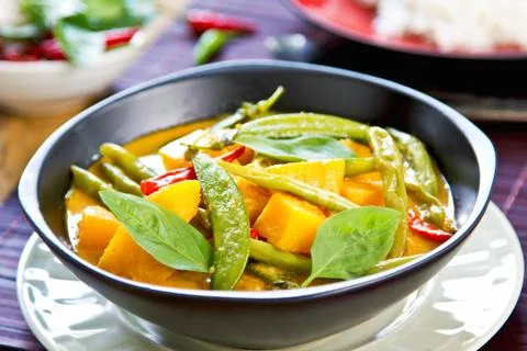 Pumpkin curry Stock Photos