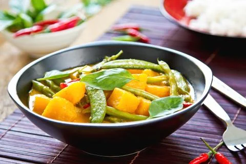 Pumpkin curry Stock Photos