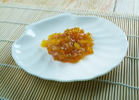 Pumpkin dessert Foto stock