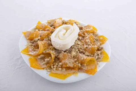 Pumpkin dessert Stock Photos