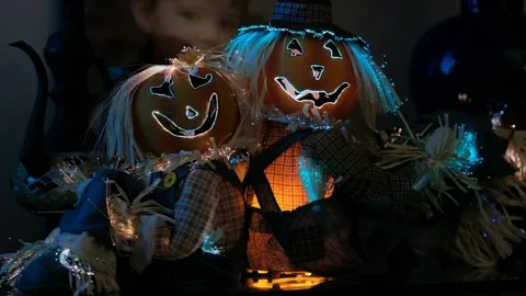 Pumpkin Dolls 1 Video stock 219594135