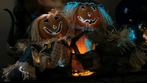 Pumpkin Dolls 2 Video stock 219594136