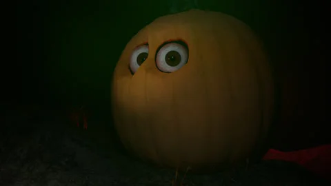 Pumpkin Eye Follow Stock Footage 161092003
