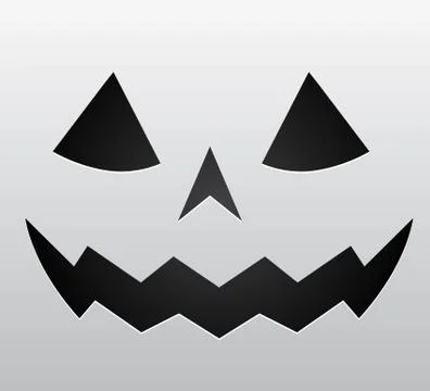 Pumpkin face Stock Illustration