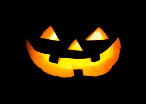 Pumpkin face Stock Photos