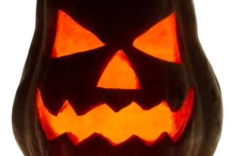 Pumpkin face Stock Photos