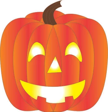 Pumpkin folder Illustrazione stock