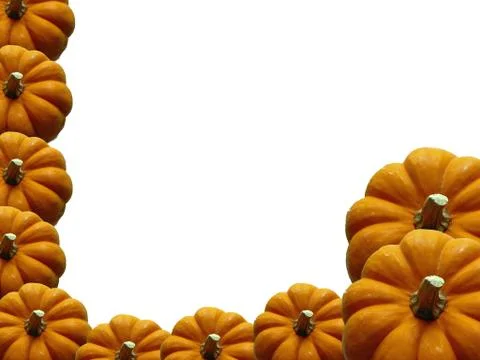 Pumpkin Frame Stock Photos