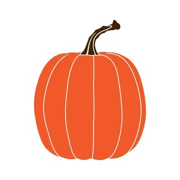 Pumpkin fruit icon design Stock Illustration