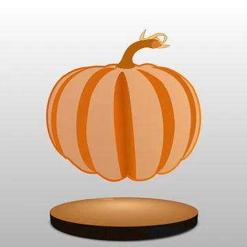 Pumpkin Fruit. Stock Illustration