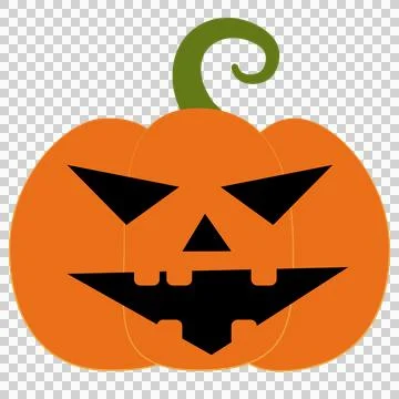Pumpkin ghost Halloween Stock Illustration