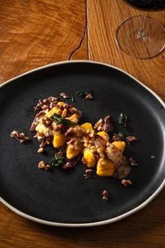 Pumpkin gnocchi 写真素材