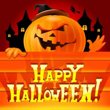 Pumpkin Hall Illustrazione stock