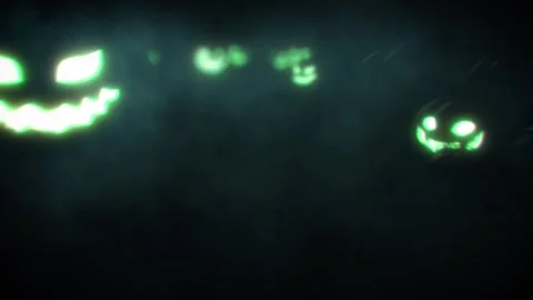 Pumpkin halloween background with ghost pumpkin in smoke scene looped for f.. Stock Footage 245120700