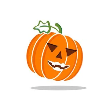 Pumpkin halloween cartoon Stock Illustration