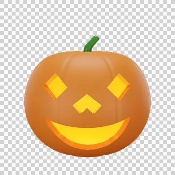 Pumpkin with halloween concept Stock Illustration