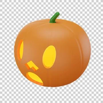 Pumpkin with halloween concept Stock Illustration