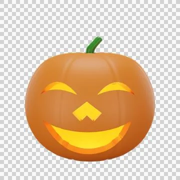 Pumpkin with halloween concept Stock Illustration
