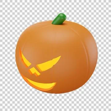 Pumpkin with halloween concept Stock Illustration