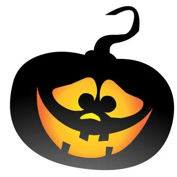 Pumpkin halloween design Stock Illustration