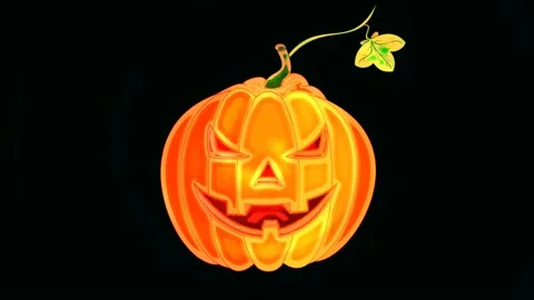 Pumpkin for Halloween Stock Footage 158911468