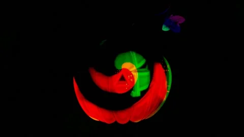 Pumpkin for Halloween Stock Footage 158911578