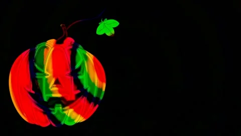 Pumpkin for Halloween Stock Footage 158911694