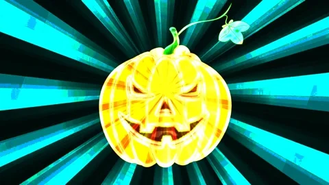 Pumpkin for Halloween Stock Footage 158911755