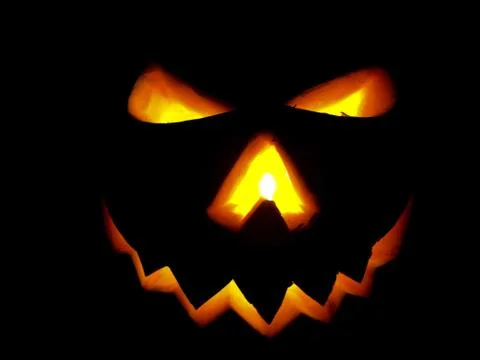 Pumpkin halloween Jack O'Lantern Stock Photos
