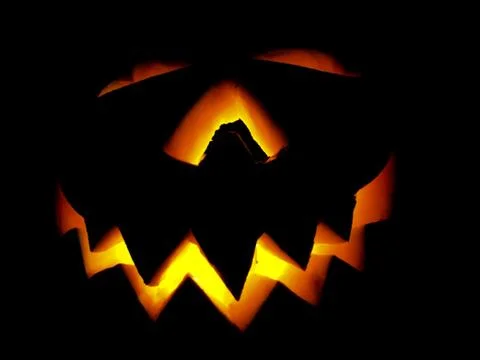 Pumpkin halloween Jack O'Lantern Stock Photos