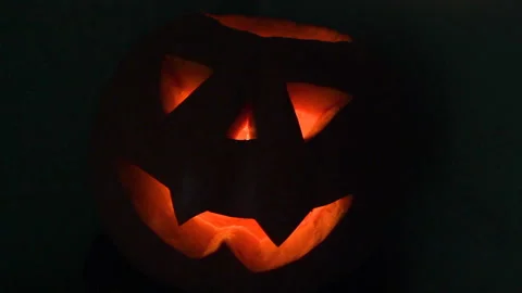 Pumpkin in Halloween night Vidéo 117339619