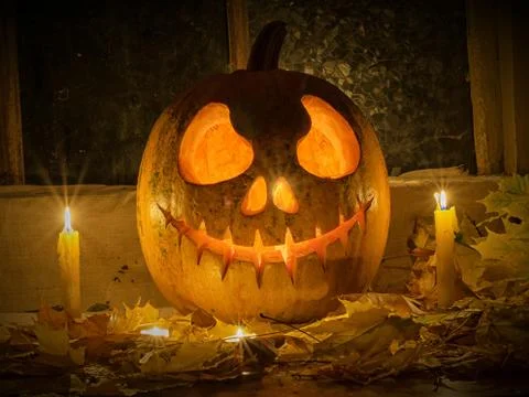 Pumpkin halloween Stock Photos