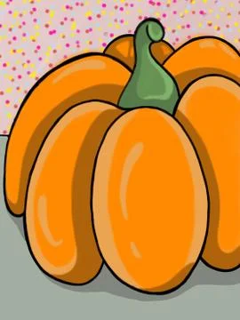 Pumpkin Harvest Time Pumpkin to your table Stock-Illustration
