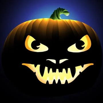 Pumpkin head Stock Illustration
