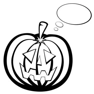 Pumpkin Head Stock Illustration