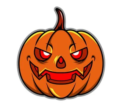 Pumpkin Head Stock Illustration