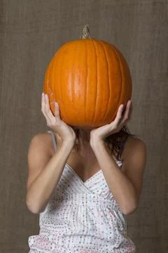 Pumpkin head Stock-Fotos