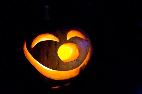 Pumpkin head 스톡 사진