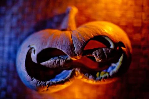 Pumpkin head Foto stock