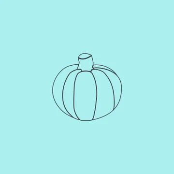 Pumpkin icon Stock Illustration