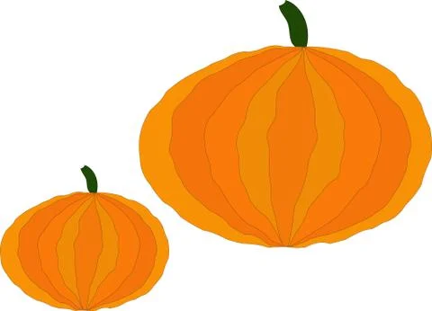Pumpkin icon. Vector illustration Illustrazione stock