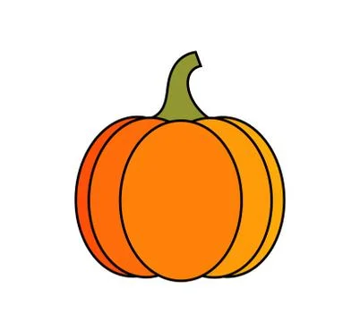 Pumpkin icon. Vector illustration Stock Illustration