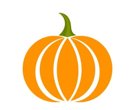 Pumpkin icon. Vector illustration Stock Illustration