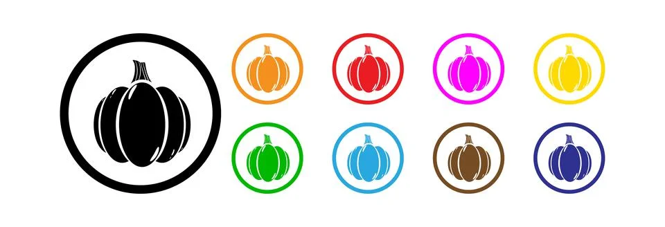 Pumpkin. Stock Illustration