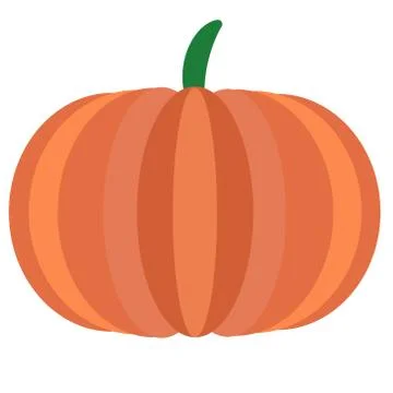 Pumpkin Illustration isolated on a withe background Stock Illustration