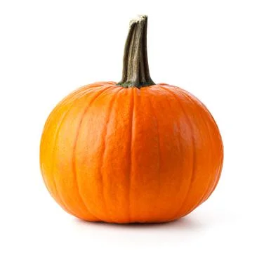 Pumpkin Isolated Over White Background Stock Photos